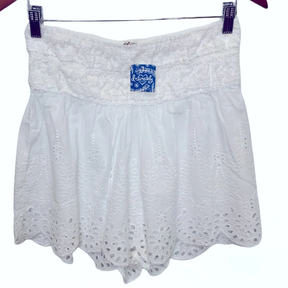 Free People 100% Cotton Embroidered Women’s Shorts - S